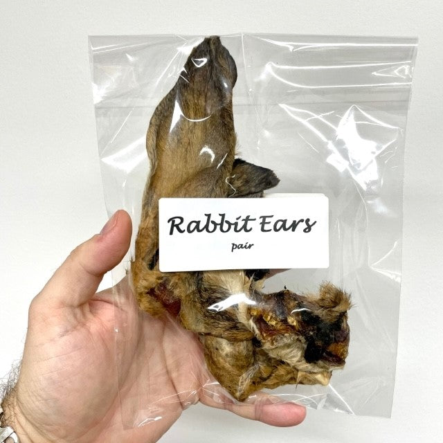 bag containing a pair of rabbit ears 